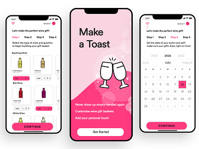 Wine Gift Basket Mobile App