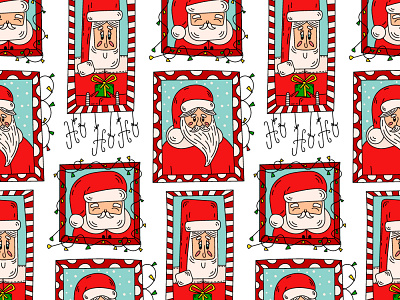 Santa pattern