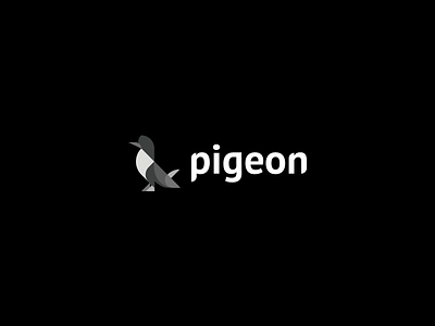 Pigeon 2 logo mark type