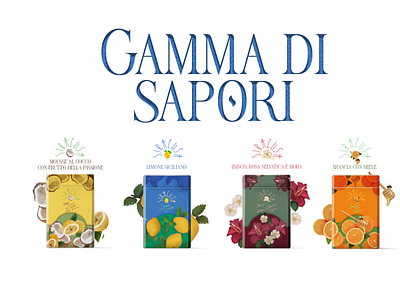 Gamma di Sapori branding design graphic design packing