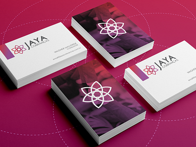 Jaya | Logo & Identity brand design branding businesscard cobrança identity logo sacred geometry zen