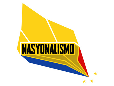 Nasyonalismo Logo abstract filipino flags logo patriotic rays stars sun