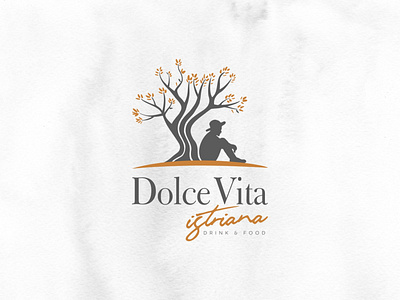 Dolce Vita Istriana Logo brand branding croatia design illustration istria logo logo design minimal typography vector