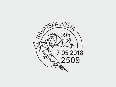 Postcard stamp