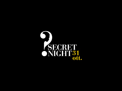 Secret night event brand design event event flyer events face illustration italia italy logo logo design night secret