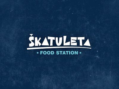 Škatuleta - food station logo design brand croatia design fast food fast food logo food food and drink food logo logo logo design vector