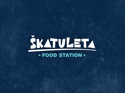 Škatuleta - food station logo design