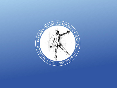 International Academy of Manual/Musculoskeletal Medicine logo branding croatia design graphic design logo logo design medical muscular vector