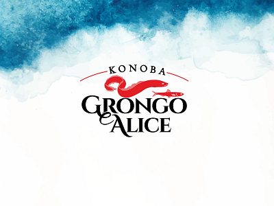 Konoba (tavern) Grongo e Alice logo design