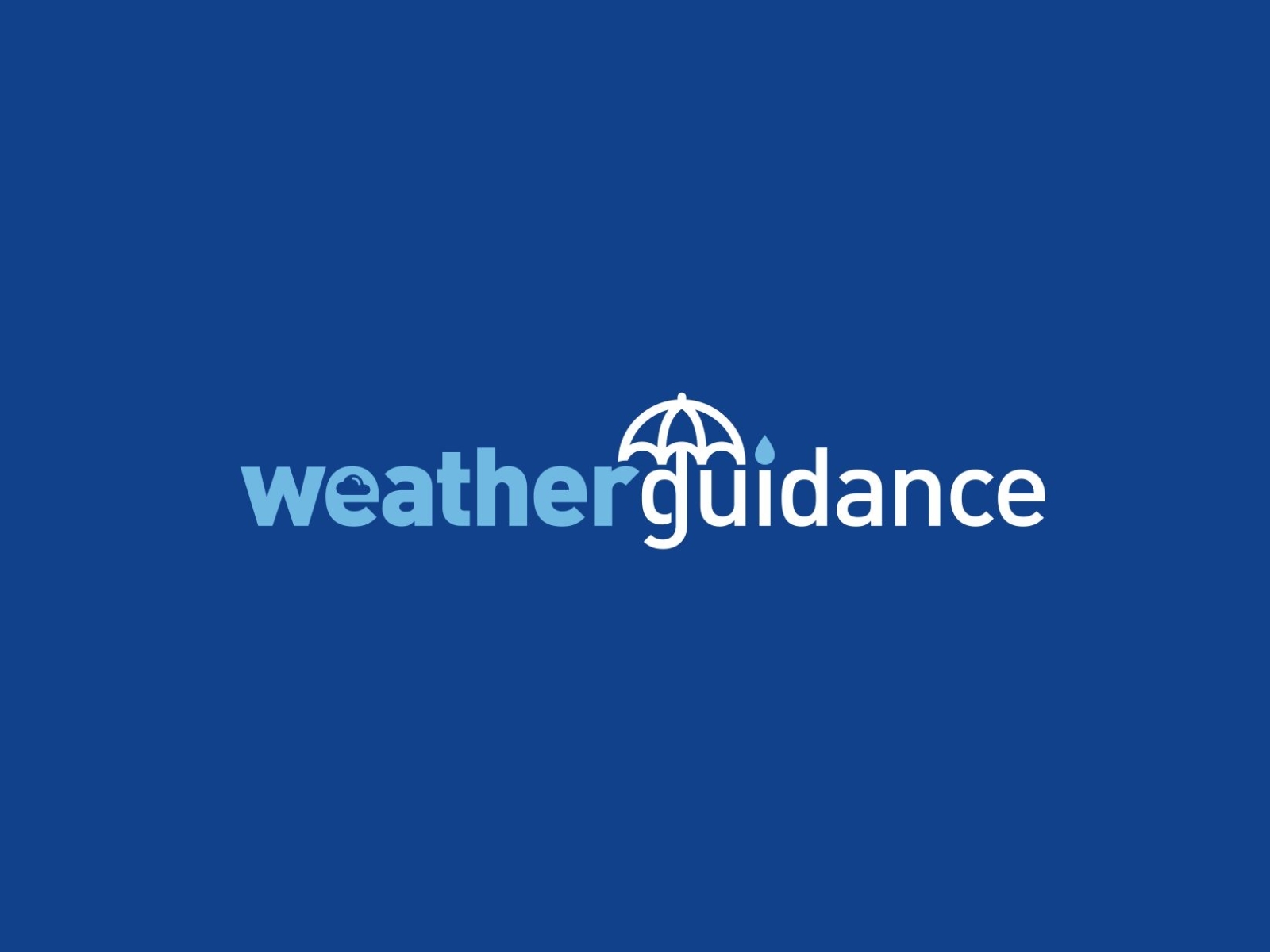 Logo design for weather guidance by Toni Zufic on Dribbble