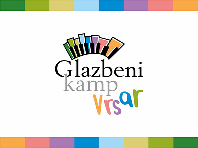 Music camp logo "Glazbeni kamp - Vrsar"