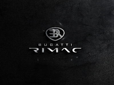 Logo design proposal for Bugatti Rimac company brand branding croatia design illustration logo logo design vector