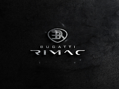 Logo design proposal for Bugatti Rimac company