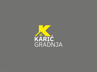 Logo design for Karić Gradnja building design logo