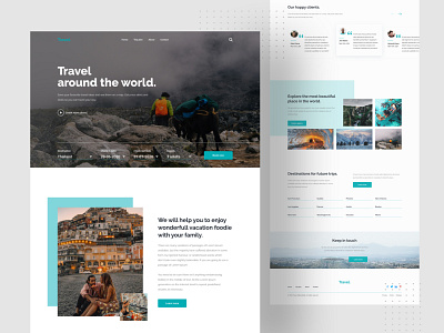 Travel Agency landing Page