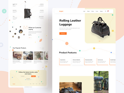 Product Landing Concept 2020 trend anikdeb best product landing best shot best shot 2020 clean dribbble best shot freelancer home page landingpage minimal landing page minimilist modern design popular design product product design product designer product landing page product website uidesign