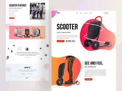 Product Landing Concept 2020 trend home page landing page uiux web design webdesign website design website landing page