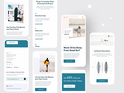 Surfing  Responsive Website Design