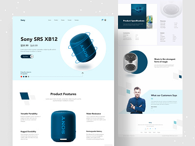 Product Landing Concept