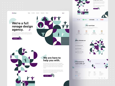 Creative Agency Landing Concept