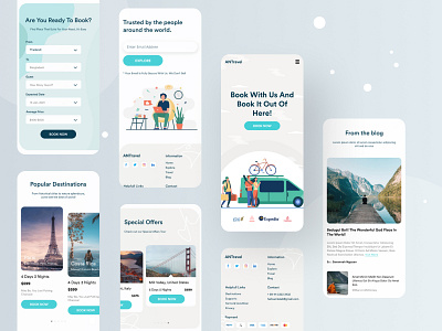 Travel Responsive Web UI Exploration