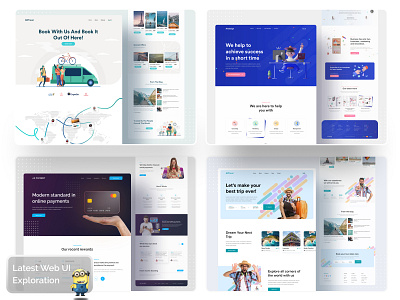 Latest Web Exploration 2021 trend agency best clean creative design design system dribbble best shot landing page minimal payment popular travel uiux web web design website website concept website design websites