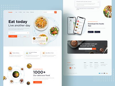 Online Food Delivery Web UI Exploration || 2021 2021 trend best delivery app designer dribbble best shot food food app food delivery home page landing page popular design restaurant top uiux design web web design webdesign website website concept website design