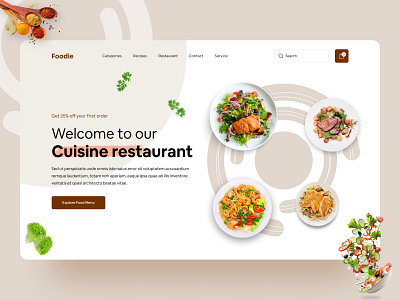 Restaurant Web UI Exploration ( Making ) || 2021