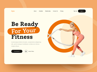 Gym Web UI Exploration || 2021 best branding fitness gym home page interface product top ui uidesign uiux uiuxdesign web