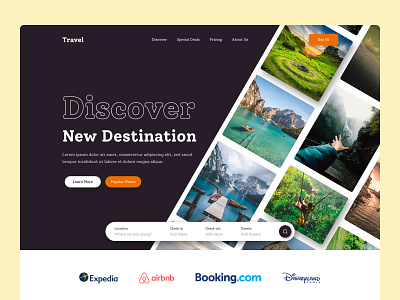 Travel Agency Web UI Exploration || 2021