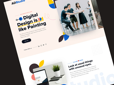 Creative Agency Website by Anik Deb for Grapeslab on Dribbble