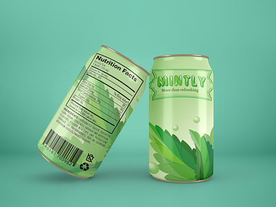 Drinks branding branding drink graphic design green mockup