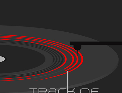 track of mine design illustraion minimal typography vector vectorart web website