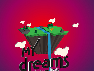 my dreams design illustraion illustration minimal typography vector vectorart web