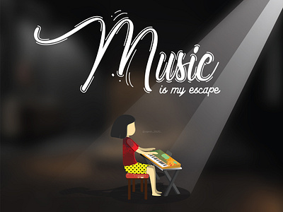 girl with music..................