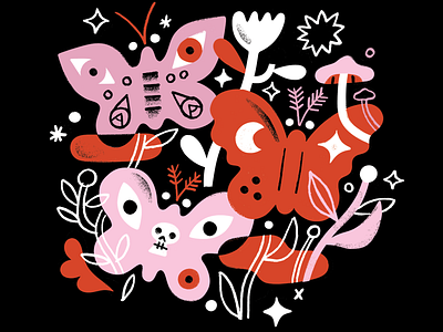 The Best is Yet to Come! butterfly creative career creative pep talk creativity design floral flowers illustration moth mushroom podcast