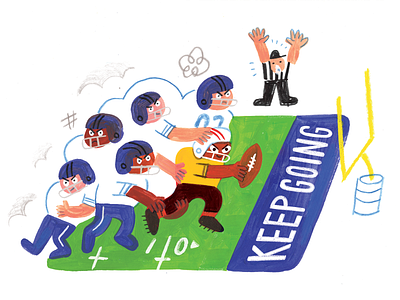 pep talk football clipart