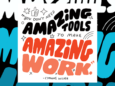 Cymone Wilder on Creative Pep Talk creative career creative pep talk creativity design illustration lettering podcast podcast art