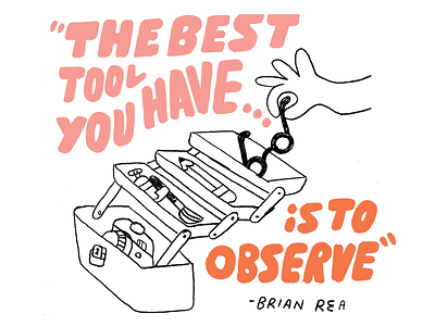 Brian Rea on Creative Pep Talk andy j miller creative career creative pep talk creativity design illustration lettering pencil podcast podcast art