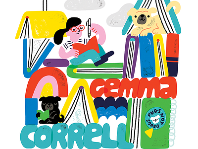 Creative Pep Talk Ep. 172 - Gemma Correll creative pep talk dogs gemma correll illustration pugs