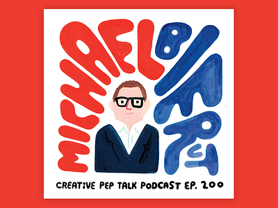 MICHAEL BIERUT INTERVIEW!!! creative career creative pep talk creativity design lettering michael bierut pentagram podcast portrait