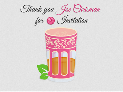 Thanks Joe Chrisman cup glass mint moroccan morocco tea thanks thankyou البلار