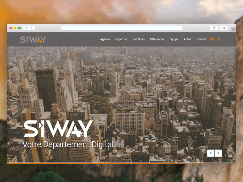 [GIF] Siway Agency agency ahmani homepage landing page new onepage parallax website