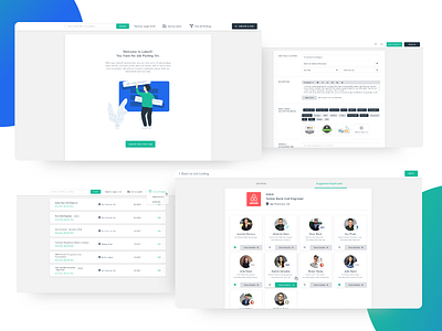 Interface Design for Job Search Company