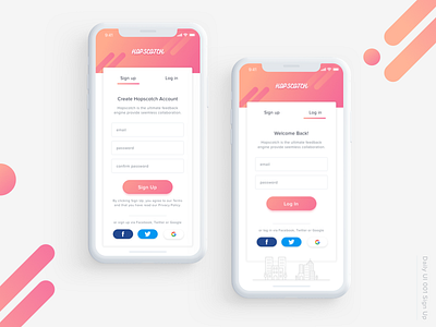 Daily UI#001 Sign Up