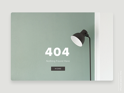 Daily UI#008 404 Page