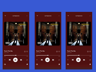 Daily UI 9 adobe xd daily 009 daily 100 challenge dailyui dailyuichallenge music player spotify ui ux xd xddailychallenge