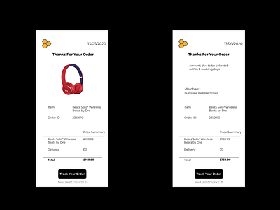 Daily UI 017 email receipt dailyui 017 dailyuichallenge design email receipt sketch ui ux