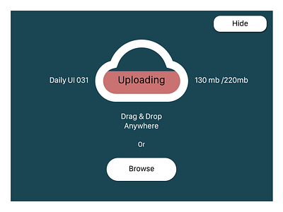 Daily UI 031 -  file upload design