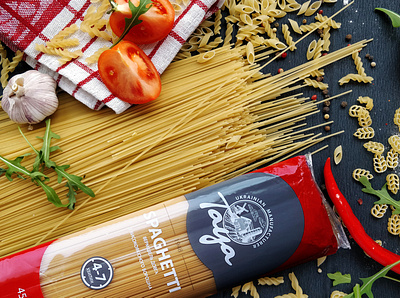 Packaging for pasta "TAYA" branding design макароны паста упаковка